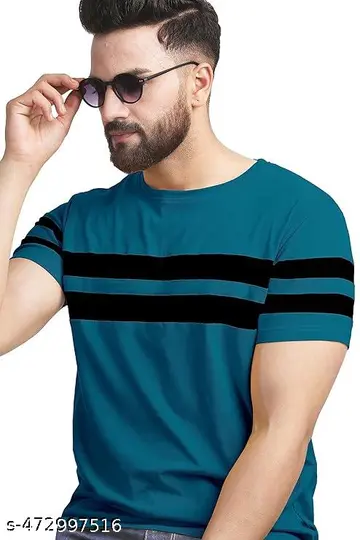Cotton Blend Men Cotton Blend Regular Tshirts - Image 6